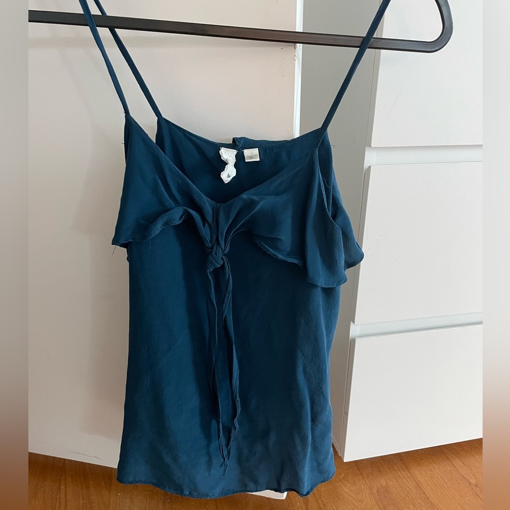 Elegant Blue Women's Top